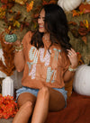 Autumn Faux Patch Tee
