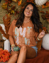 Autumn Faux Patch Tee