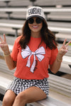 RTS Orange Game Day Bow Tee