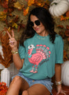 Thankful Cowboy Turkey Tee