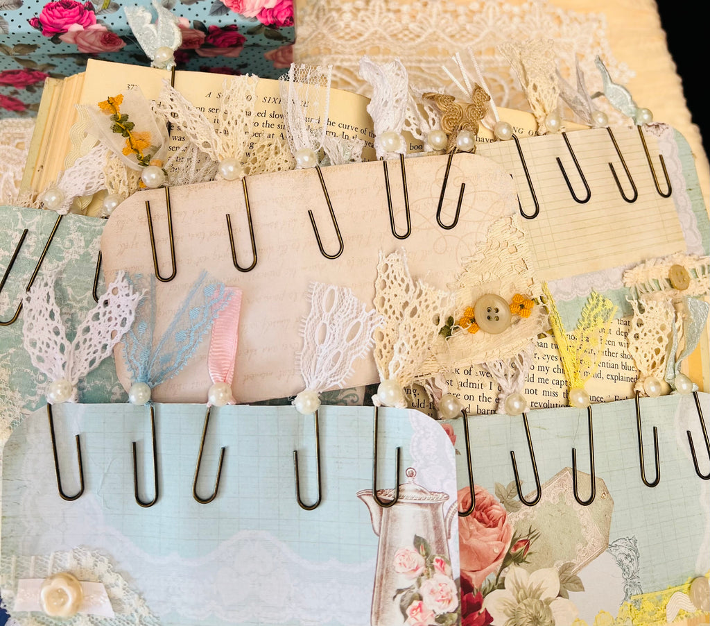 Creations By Kim - Touch of Grace Lace Paperclips Set of 5