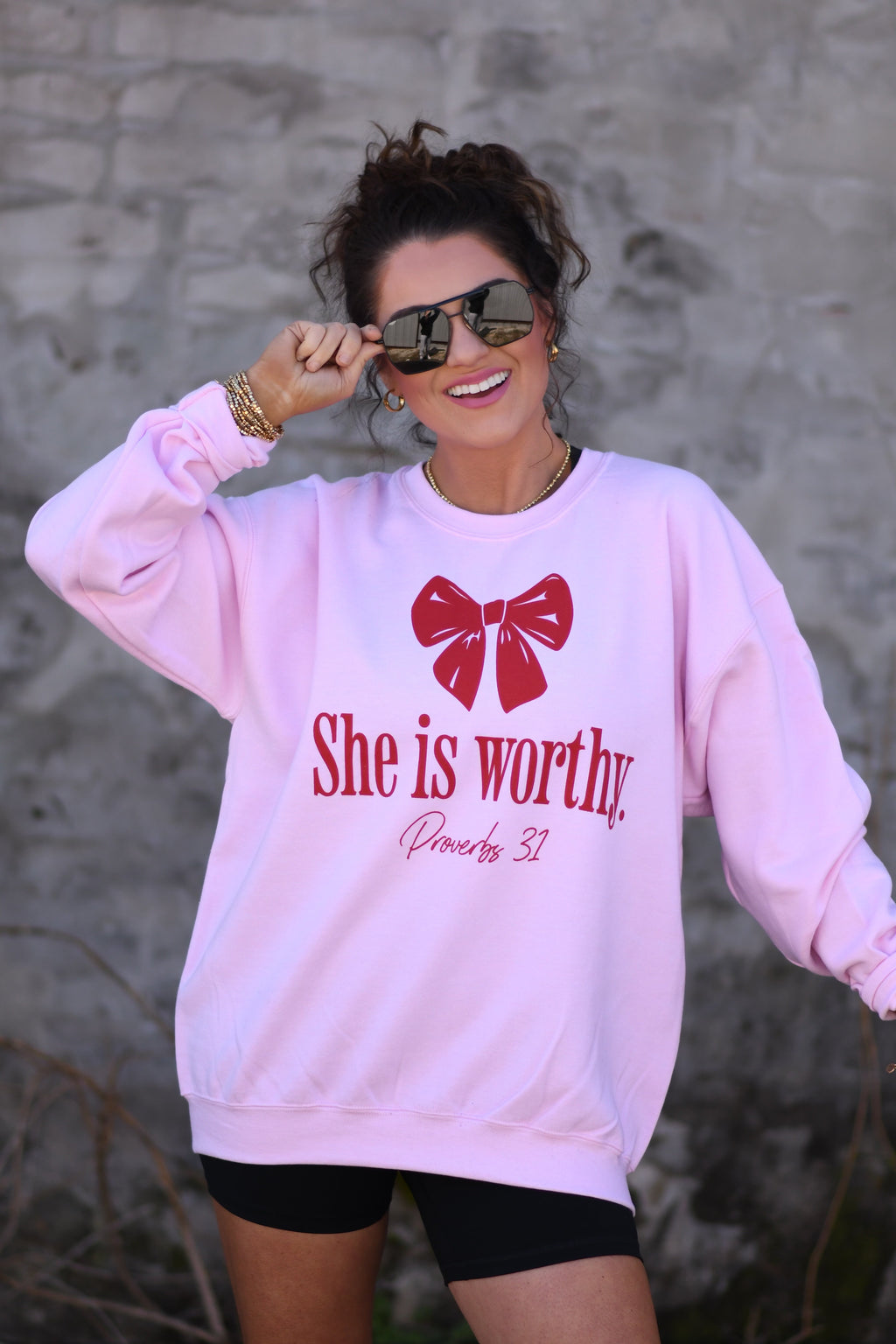 *SALE* RTS She Is Worthy Sweatshirt