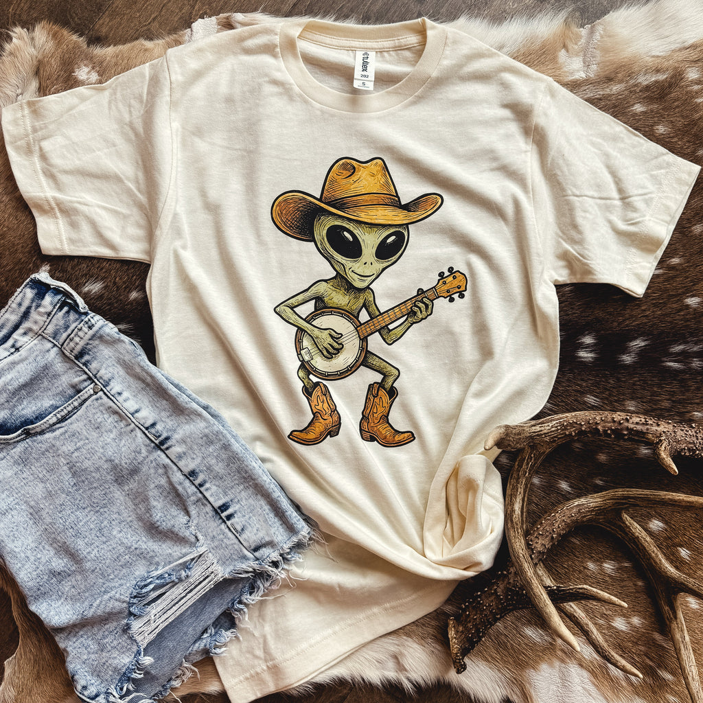Honky Tonk Alien Graphic Tee
