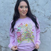 Snowman Tree Graphic Crewneck Sweatshirt