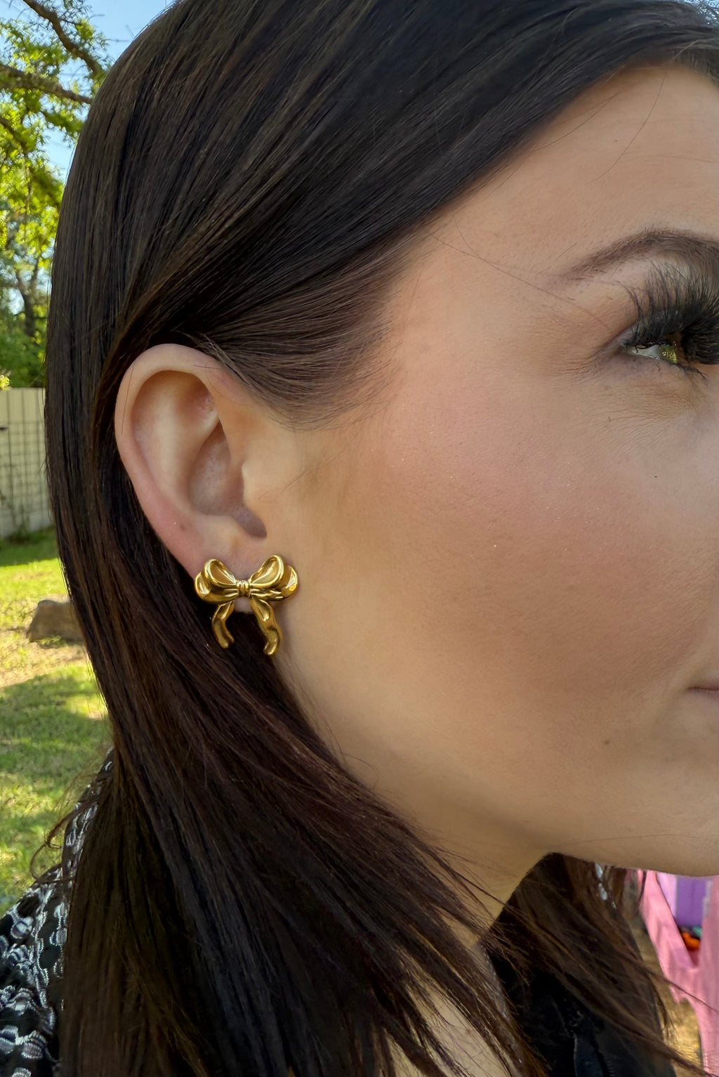 **SALE** Chunky Bow Earrings