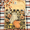 Checker Ghost Floral Soft Graphic Tee