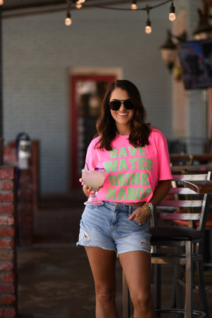 **SALE** RTS Save Water Drink Margs Tee