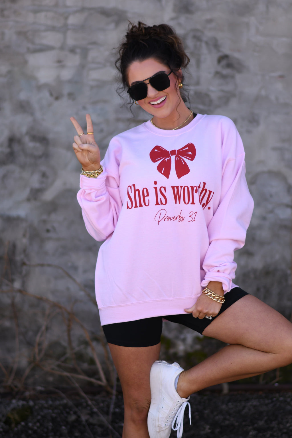 *SALE* RTS She Is Worthy Sweatshirt