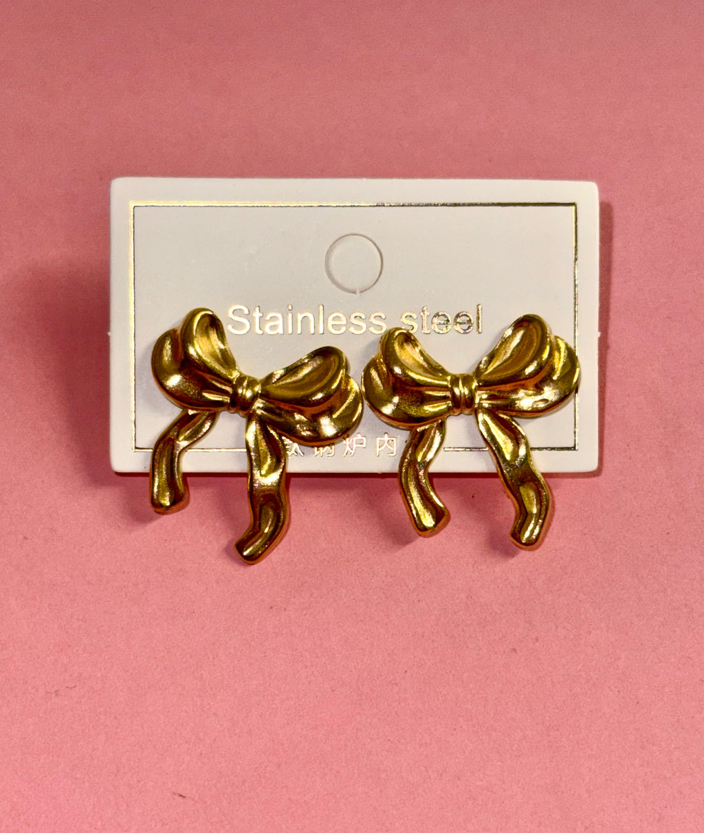 **SALE** Chunky Bow Earrings
