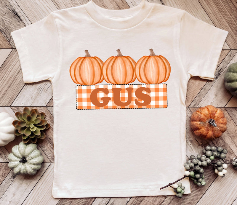 Custom Kids Pumpkin Tee