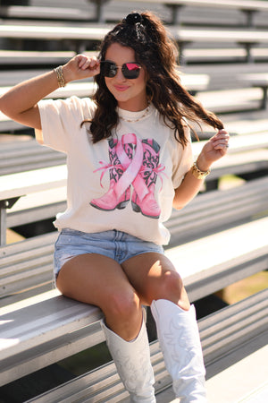 Pink Out Boots Tee