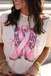 Pink Out Boots Tee