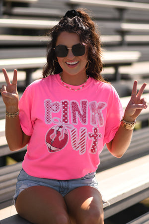 Pink Out Faux Patch Tee