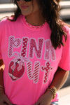 Pink Out Faux Patch Tee
