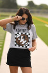 *SALE* RTS Football Checkered Smiley