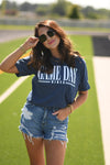 RTS Navy Game Day Vibes Tee