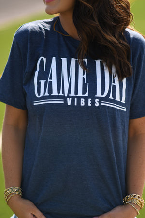 RTS Navy Game Day Vibes Tee