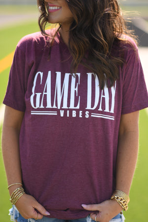 RTS Maroon Game Day Vibes Tee