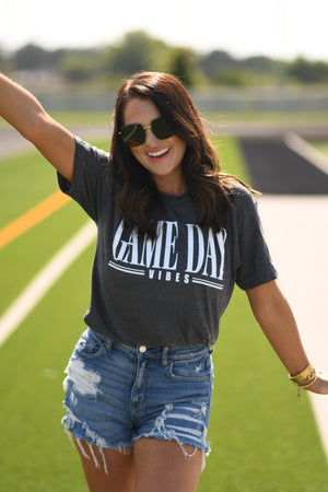 RTS Charcoal Game Day Vibes Tee