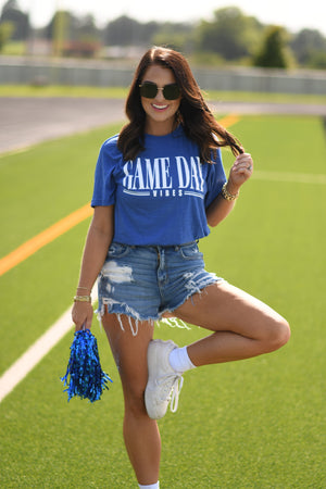 RTS Blue Game Day Vibes Tee