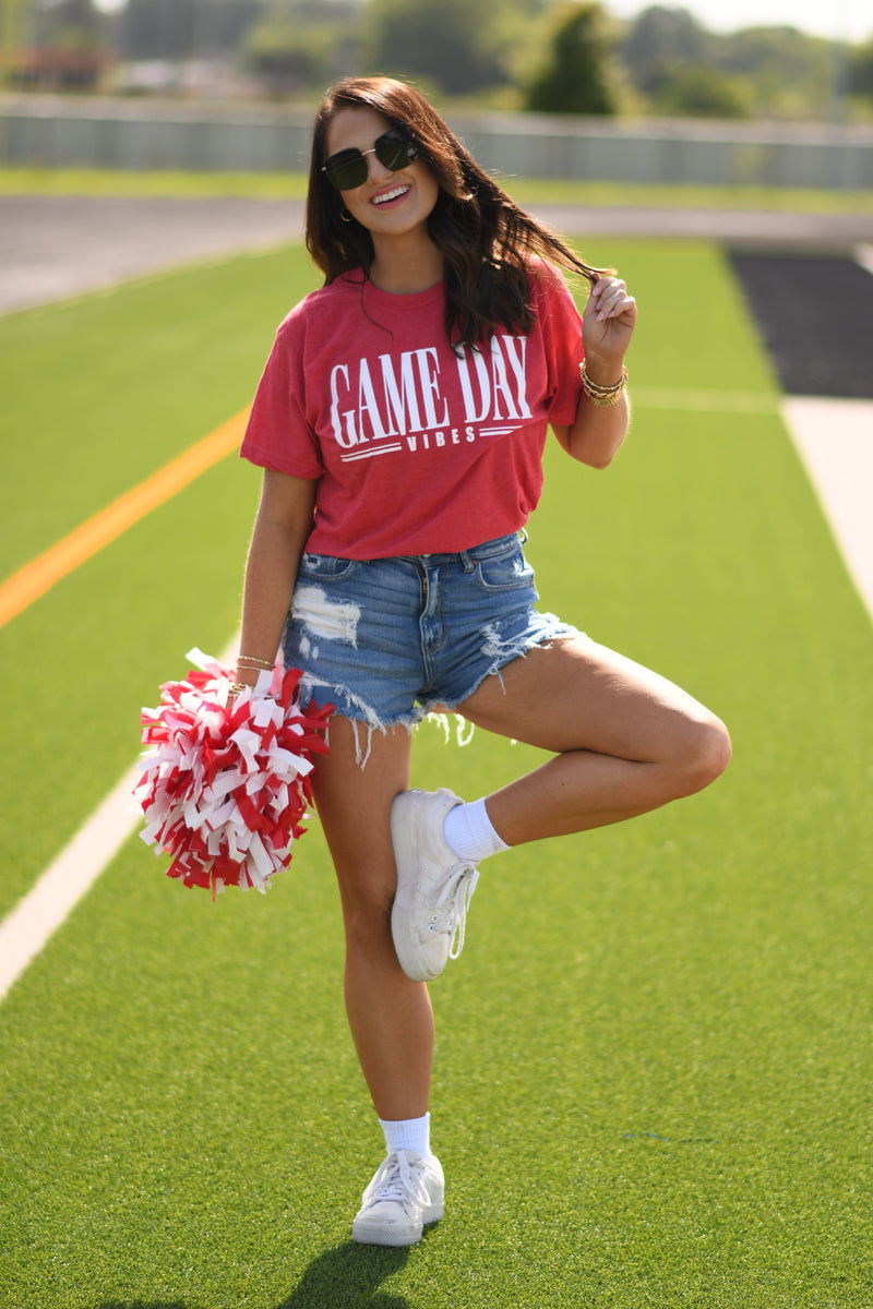 RTS Red Game Day Vibes Tee