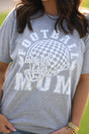 *SALE* RTS Football Mom Checkered Helmet Tee