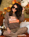 Give Thanks Retro Long Sleeve/Tee