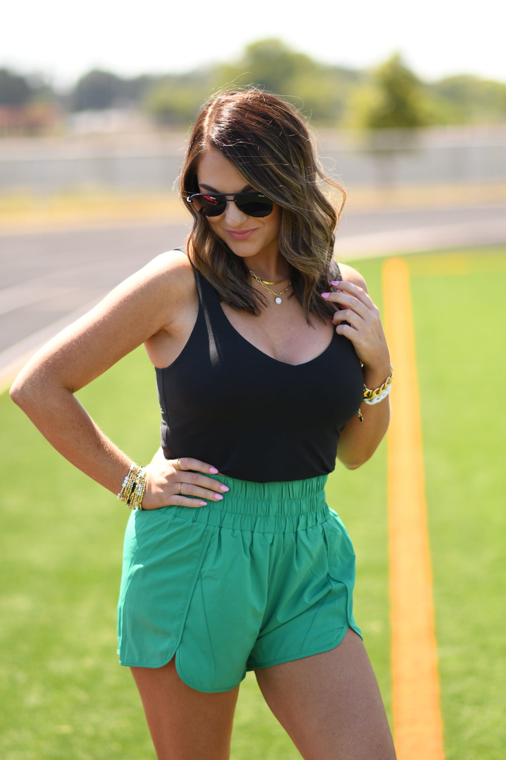 *SALE* Green School Spirit Shorts