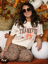 Thankful Leaves Bow Tee