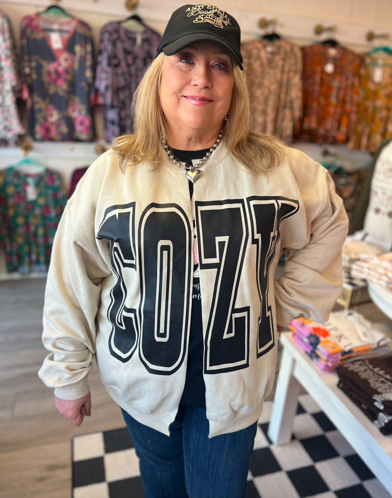 PREORDER Custom Cut Cardi Sweatshirt