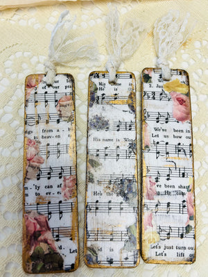 Creations By Kim - Handmade Hymnal Bookmark Collection