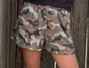 Camo Print Shorts