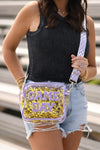 Game Day Patch Clear Bag with Embroidered Strap