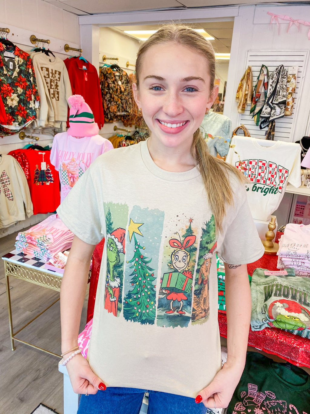 Whimsical Whoville Character Block Tee