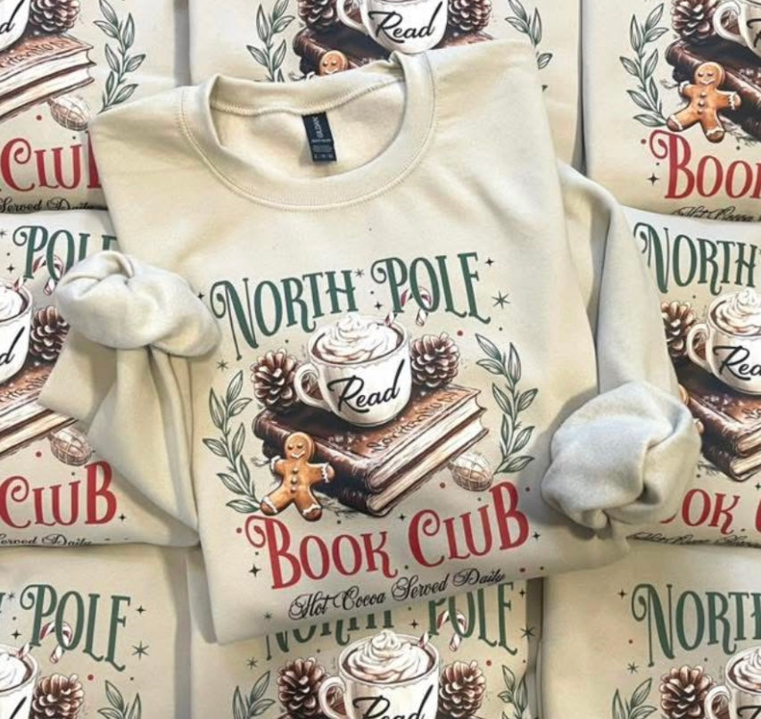 North Pole Book Club Sweatshirt