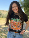 PREORDER Callie Ann Thankful Paisley Pumpkin V NECK Tee