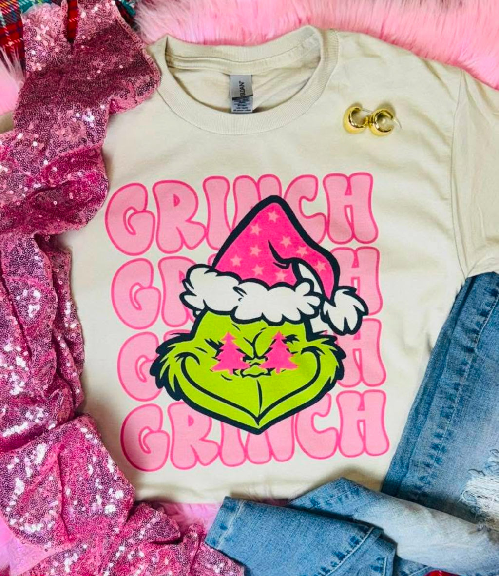 Green Guy Pink Vibes Tee