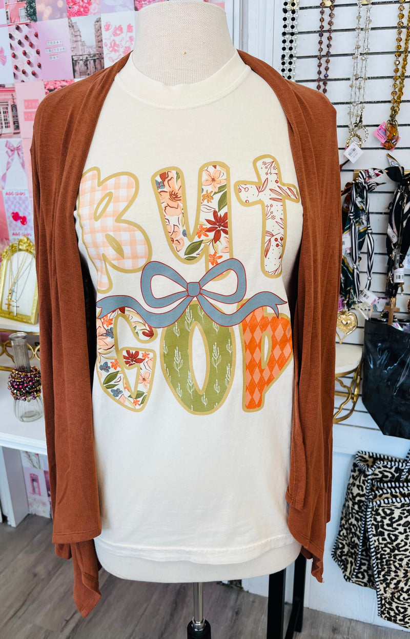 All Season Long - Rust - Soft Drape Cardigan