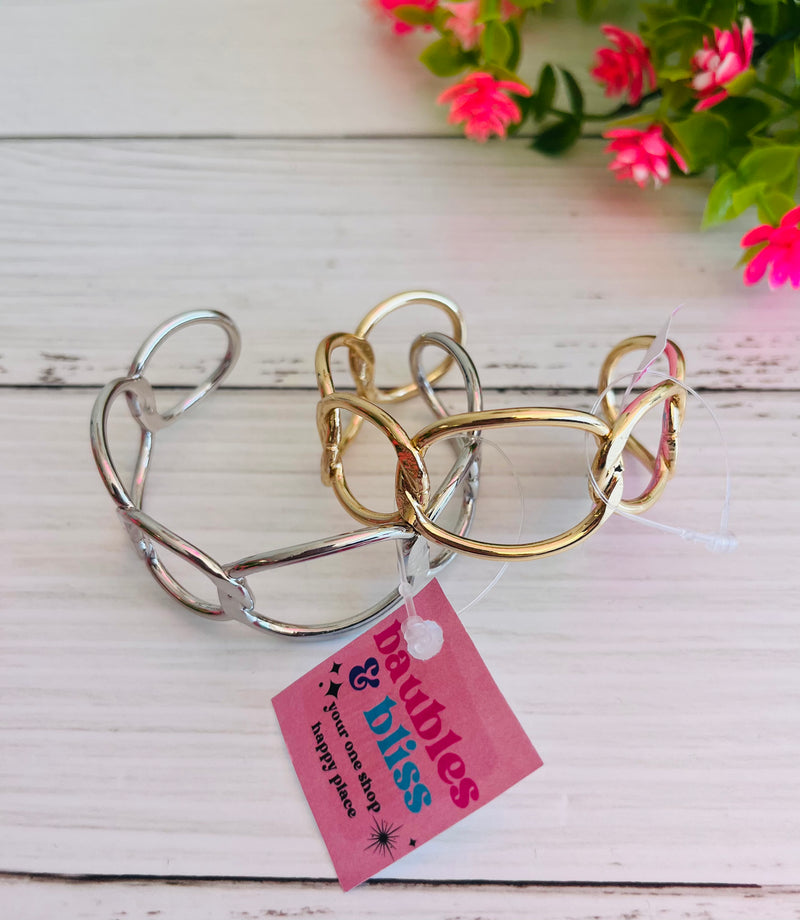 Let's Link Up Cuff Bracelet