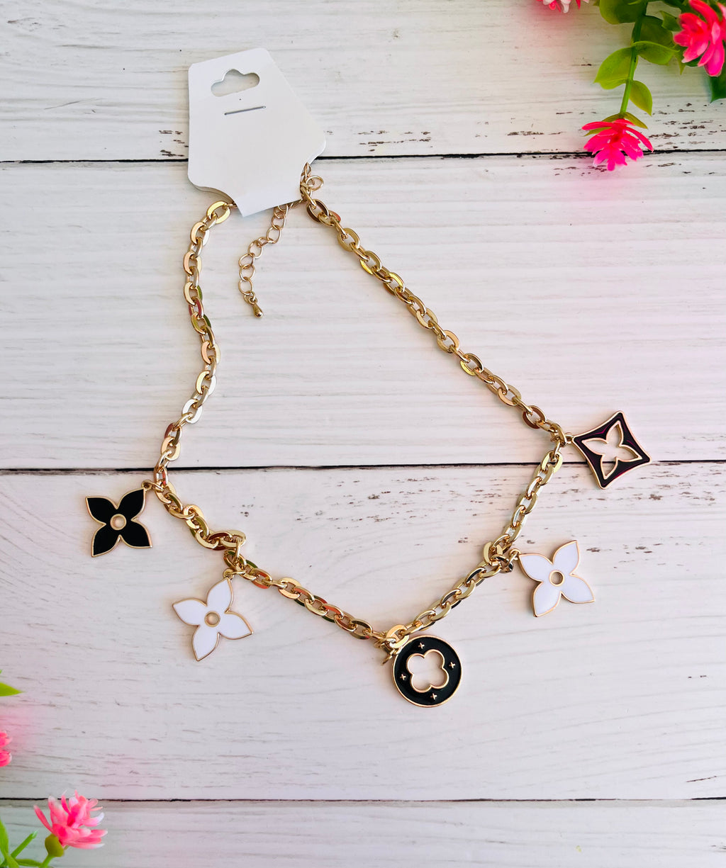 Expensive Taste Charm Necklace