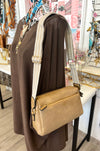 On The Go Vegan Leather Crossbody Bag