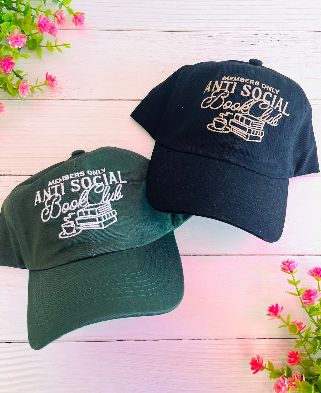 Anti-Social Book Club Embroidered Hat
