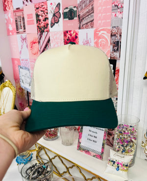 Two Tone Blank Baseball Cap