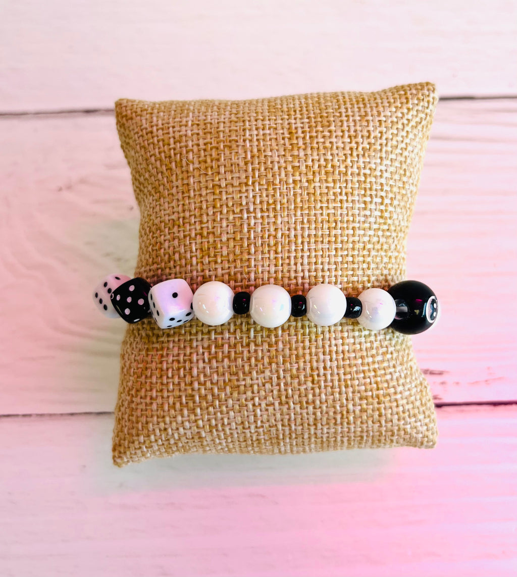 Lucky Roll Dice Stretch Bracelet