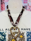 Fall Vibes Silk Scarf Pendant Necklace Collection
