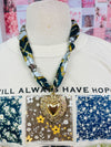 Fall Vibes Silk Scarf Pendant Necklace Collection