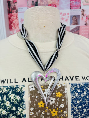 Fall Vibes Silk Scarf Pendant Necklace Collection