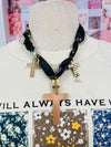 Fall Vibes Silk Scarf Pendant Necklace Collection
