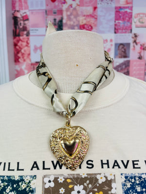 Fall Vibes Silk Scarf Pendant Necklace Collection