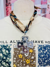 Fall Vibes Silk Scarf Pendant Necklace Collection